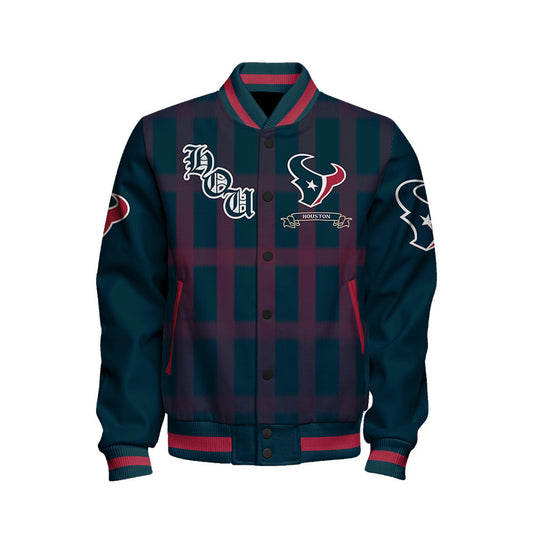 Houston Texans Football Team 2025 - 26 Unforgettable Memories Unisex Varsity Jacket