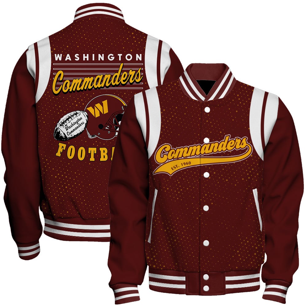 Washington Commanders National Football League 2025 Make Your Mark Unisex Varsity Jacket