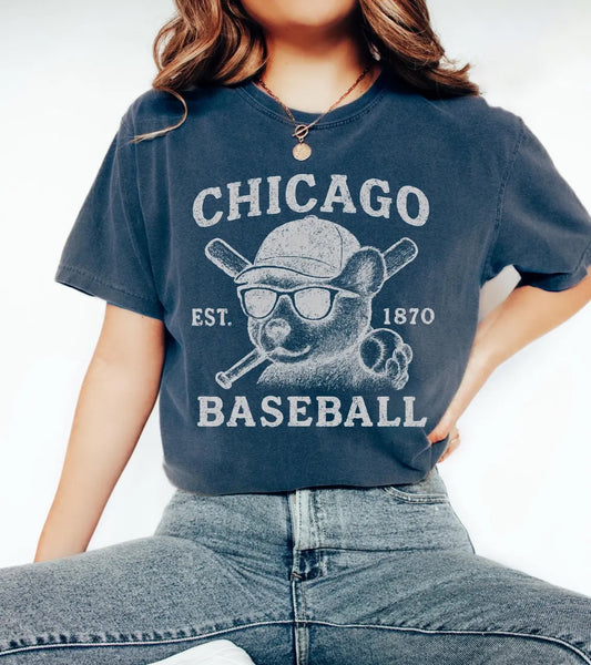 Vintage Chicago Baseball Comfort Colors T-shirt