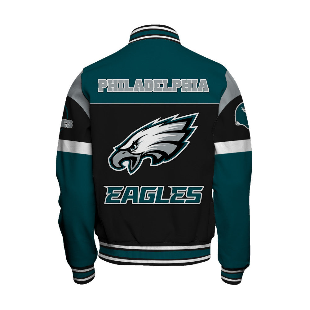 Philadelphia Eagles National Football League 2025 -26 Feel The Power Unisex Varsity Jacket