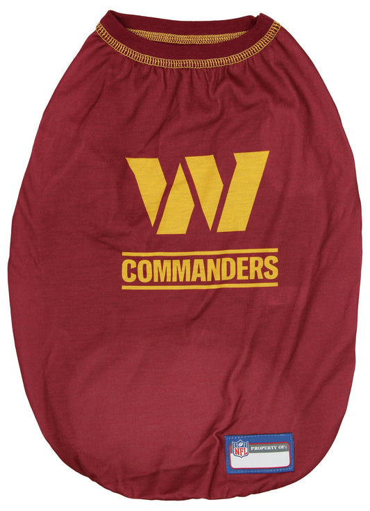Zubaz X Pets First NFL Washington Commanders Team Pet T-Shirt For Dogs