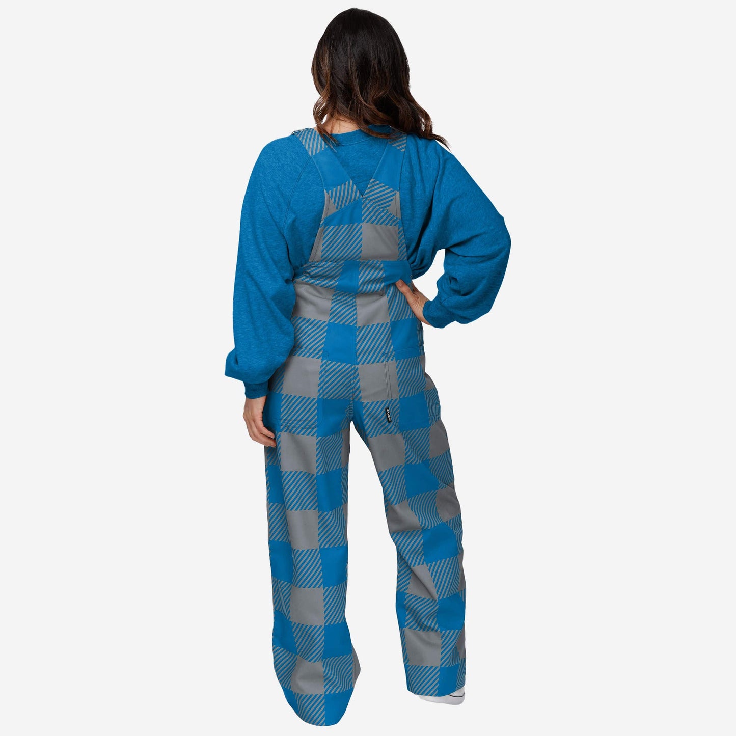 New Womens Plaid Bib Overalls