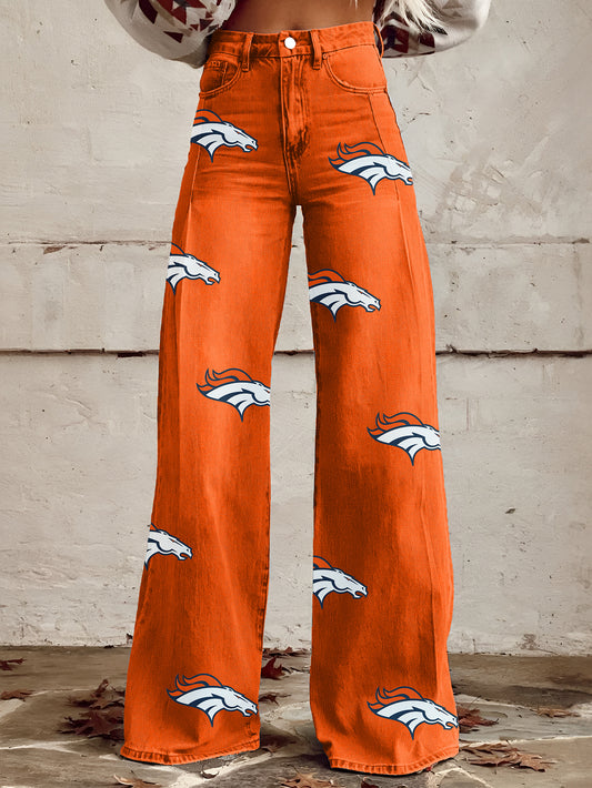 Women's Vintage casual wide LegPants