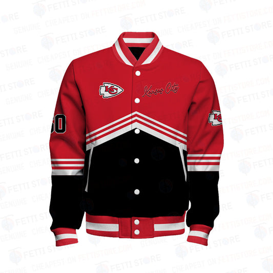 Kansas City Chiefs - National Football League AOP Varsity Jacket V4