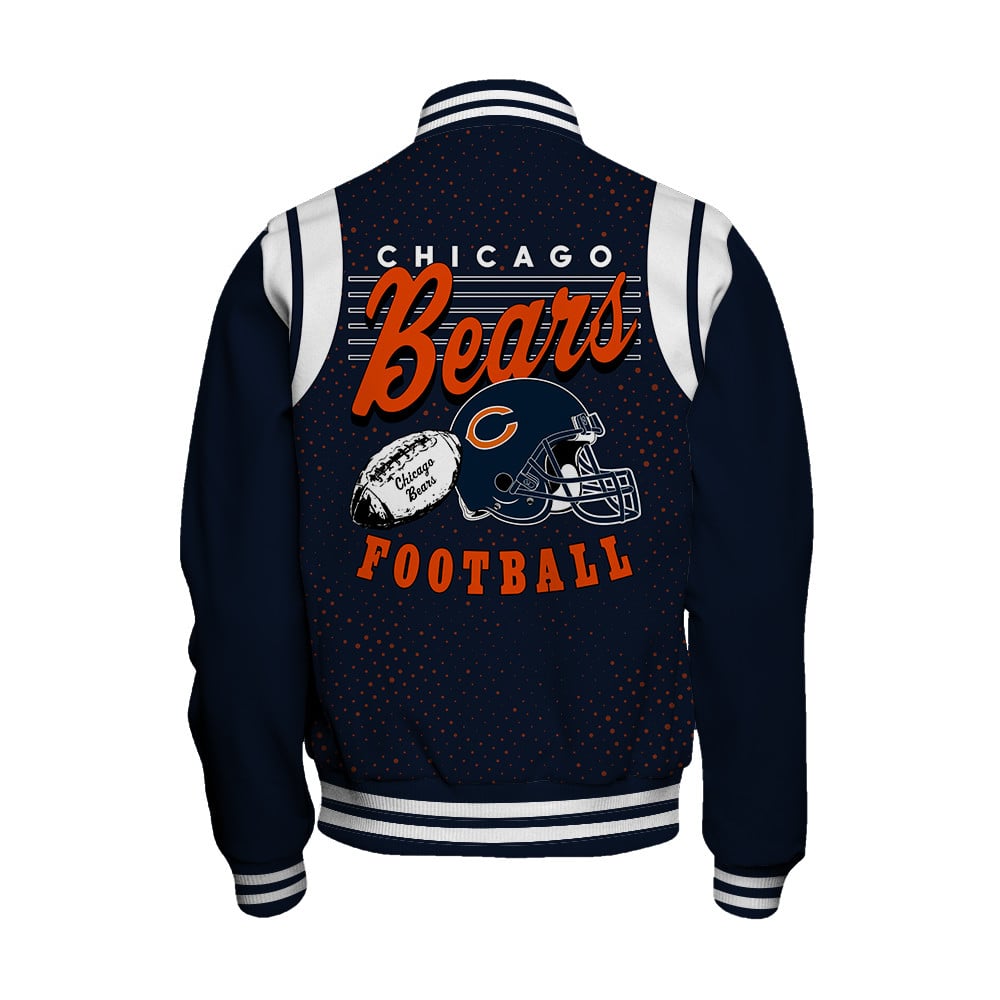 Chicago Bears National Football League 2025 Make Your Mark Unisex Varsity Jacket