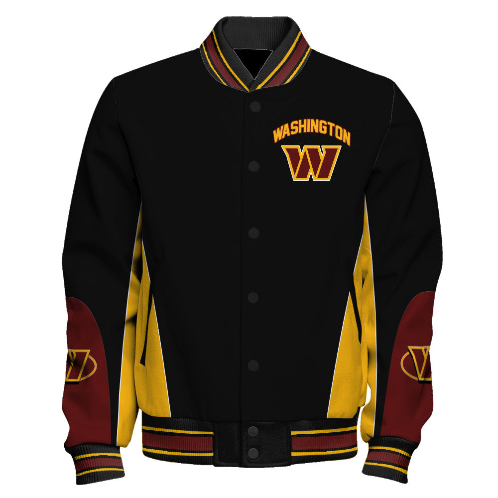 Washington Commanders Football Team 2025 - 26 In Sync With The Home Team Unisex Varsity Jacket