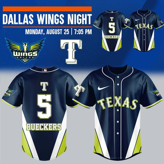 Texas Rangers _ Dallas Wings Jersey 2025