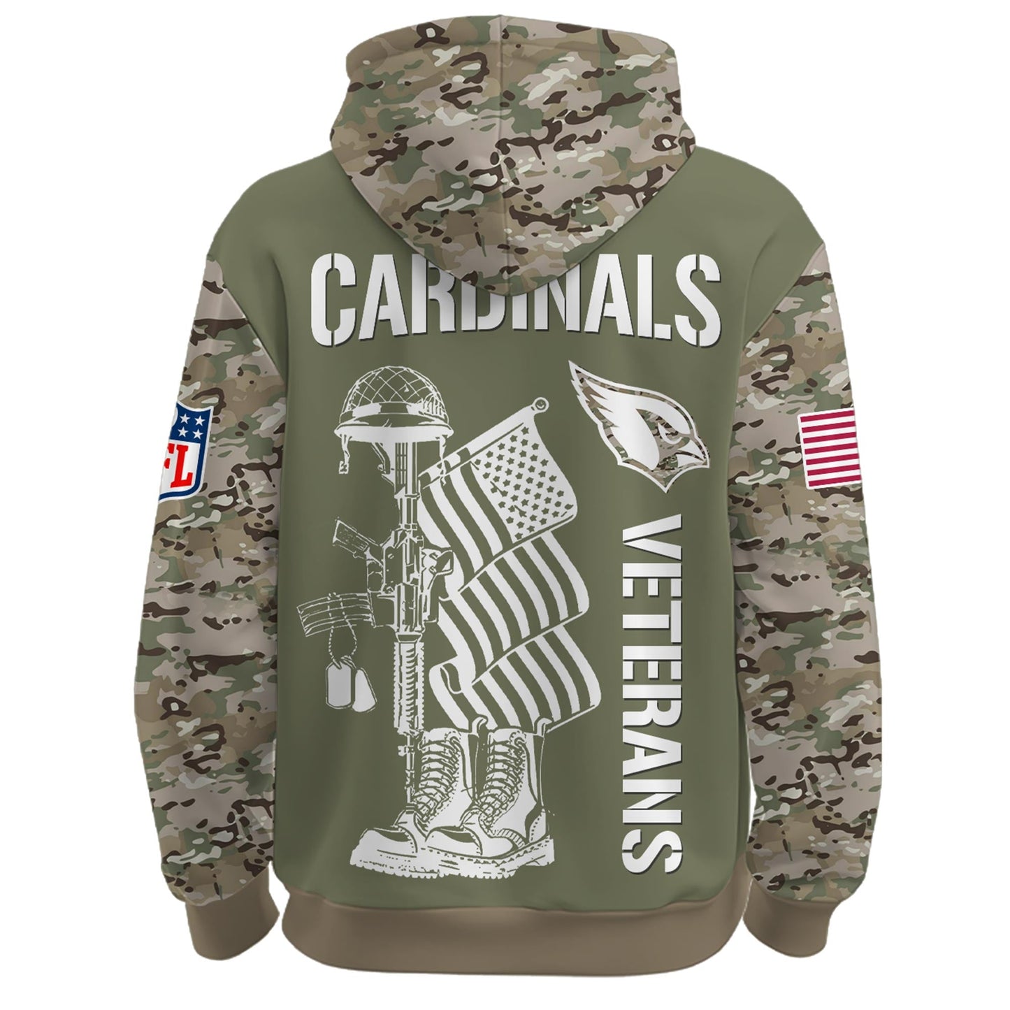 Arizona Cardinals - Veteran Day 2025 Hoodie Limited Edions