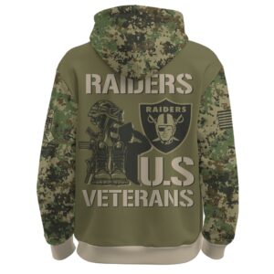 Las Vegas Raiders - Veteran Day 2025 Hoodie Limited Edions
