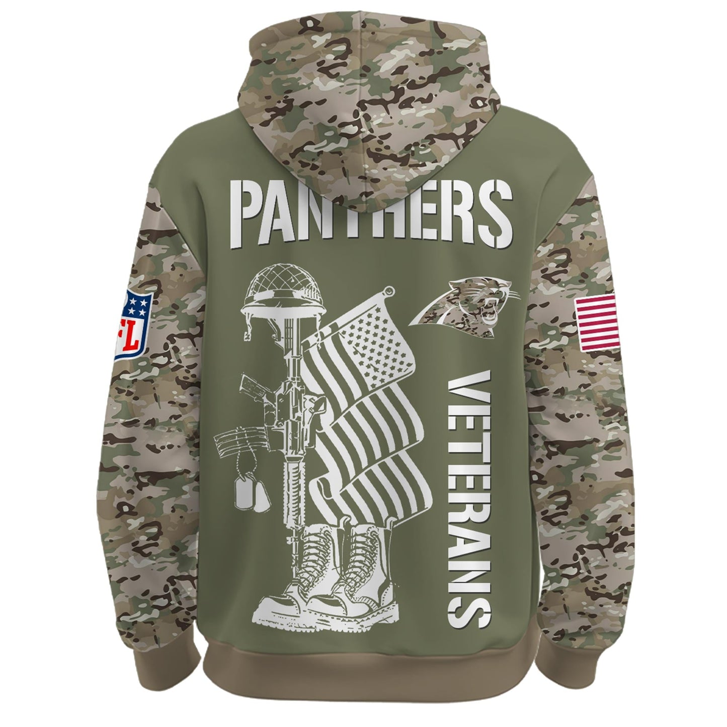 Carolina Panthers - Veteran Day 2025 Hoodie Limited Edions