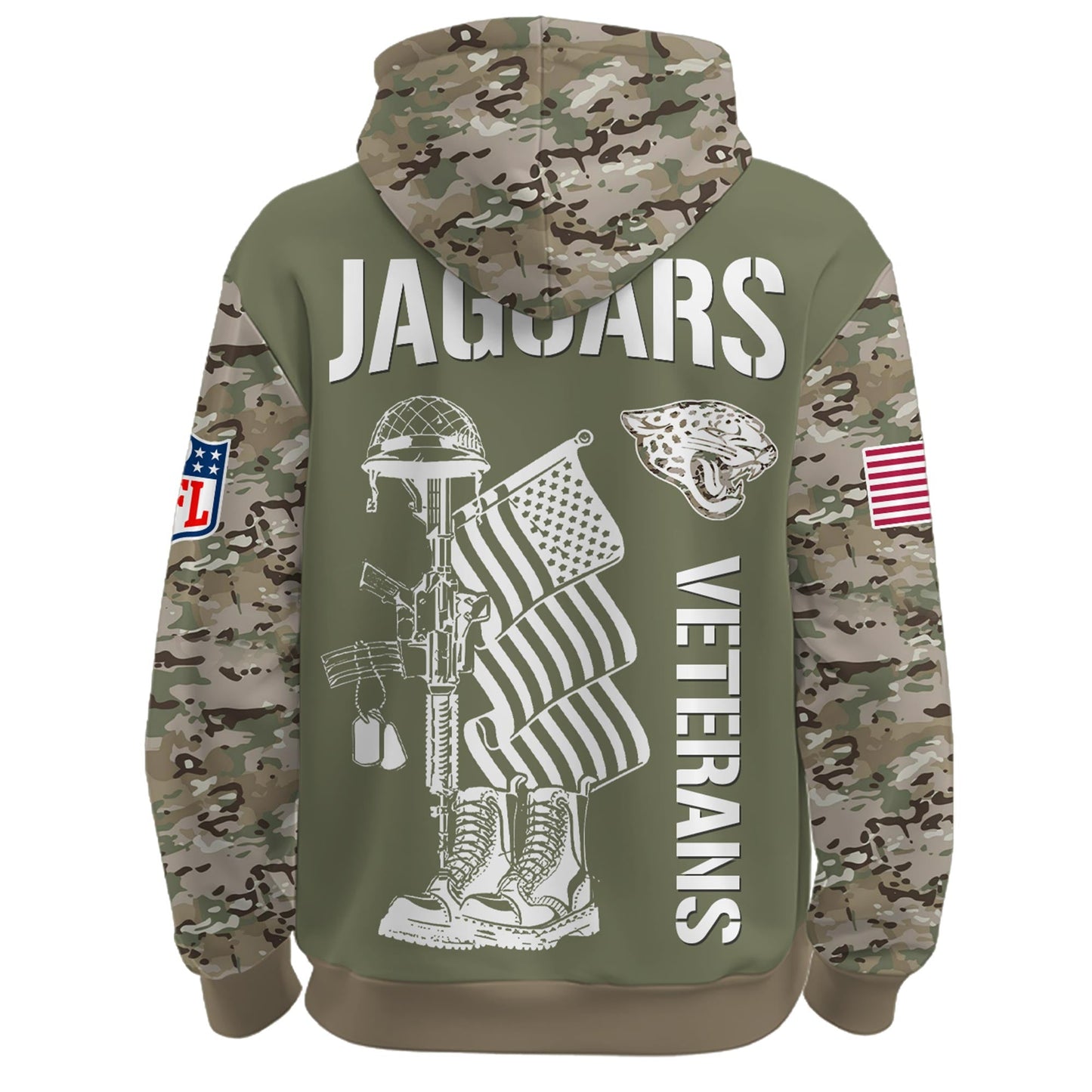 Jacksonville Jaguars - Veteran Day 2025 Hoodie Limited Edions