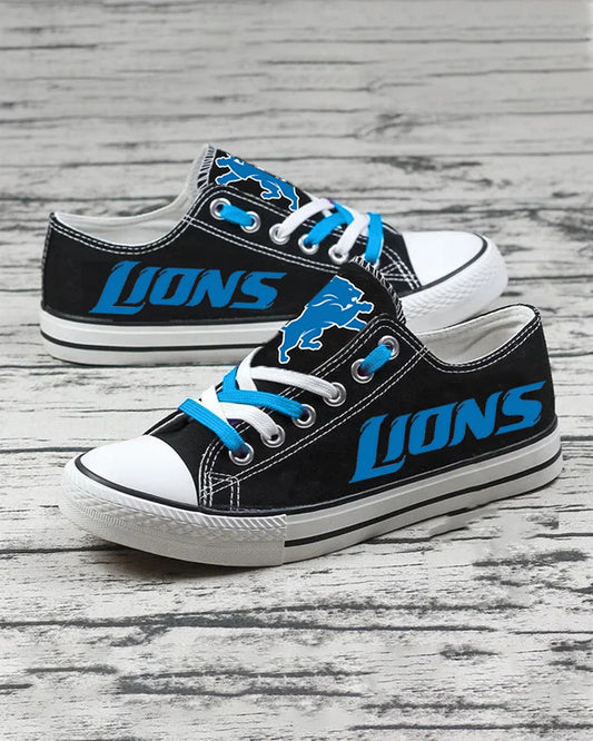 Casual printed low-top canvas shoes unisex