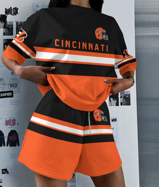 Cincinnati Bengals Limited Edition Women's T-Shirt & Short Set