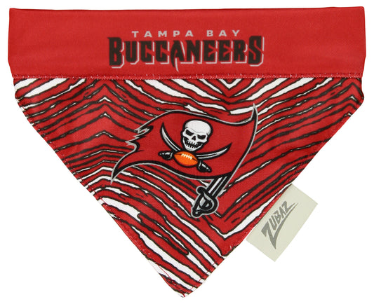 Zubaz X Pets First NFL Tampa Bay Buccaneers Reversible Bandana For Dogs & Cats