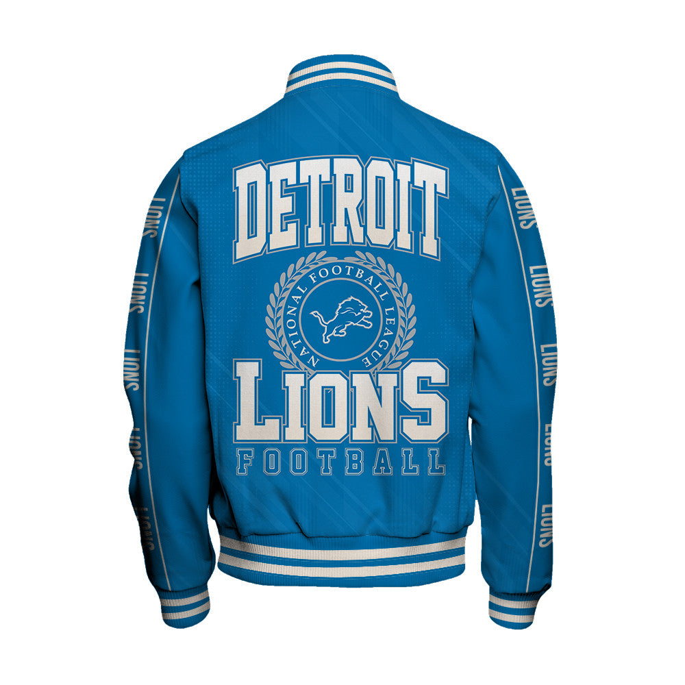 Detroit Lions Football Team 2025 - 26 Personality, Outstanding Unisex Varsity Jacket