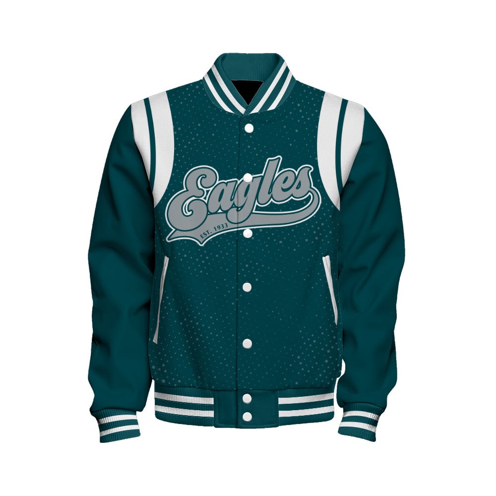 Philadelphia Eagles National Football League 2025 Make Your Mark Unisex Varsity Jacket