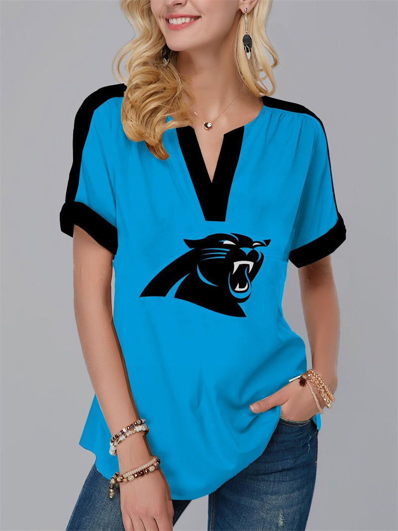 Carolina Panthers
Fashion Short Sleeve V-Neck Shirt
