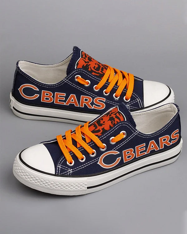 Casual printed low-top canvas shoes unisex