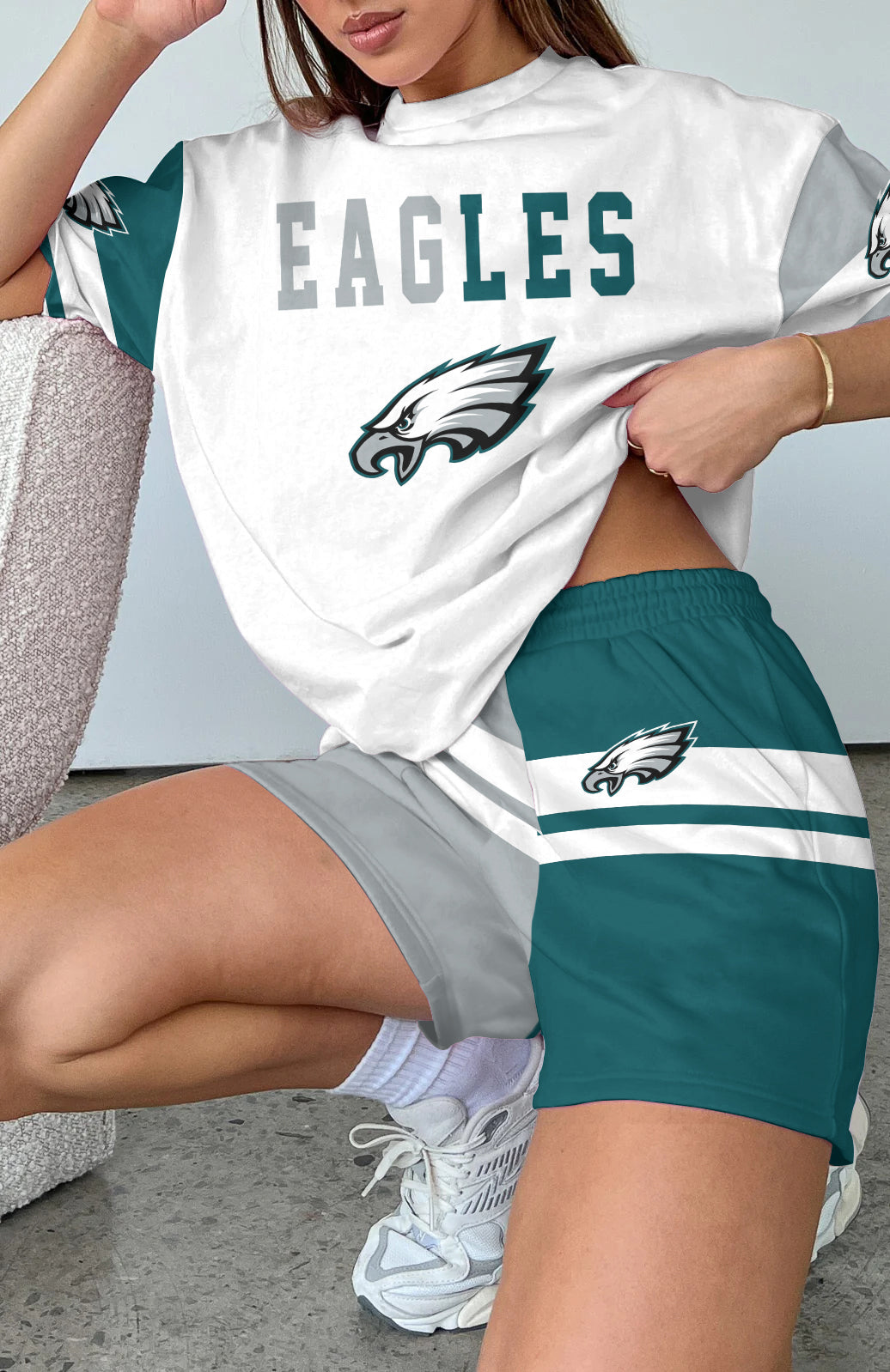 Philadelphia Eagles  Limited Edition Women's T-Shirt & Short Set