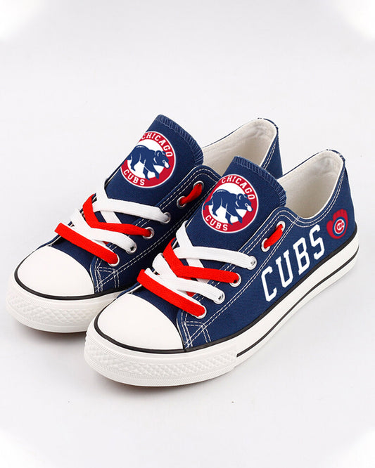 Casual printed low-top canvas shoes unisex