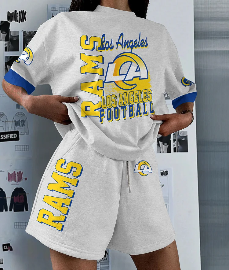 Los Angeles Rams Limited Edition Women's T-Shirt & Short Set
