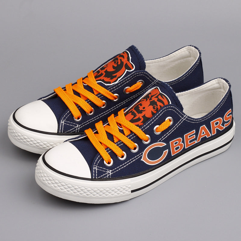 Casual printed low-top canvas shoes unisex