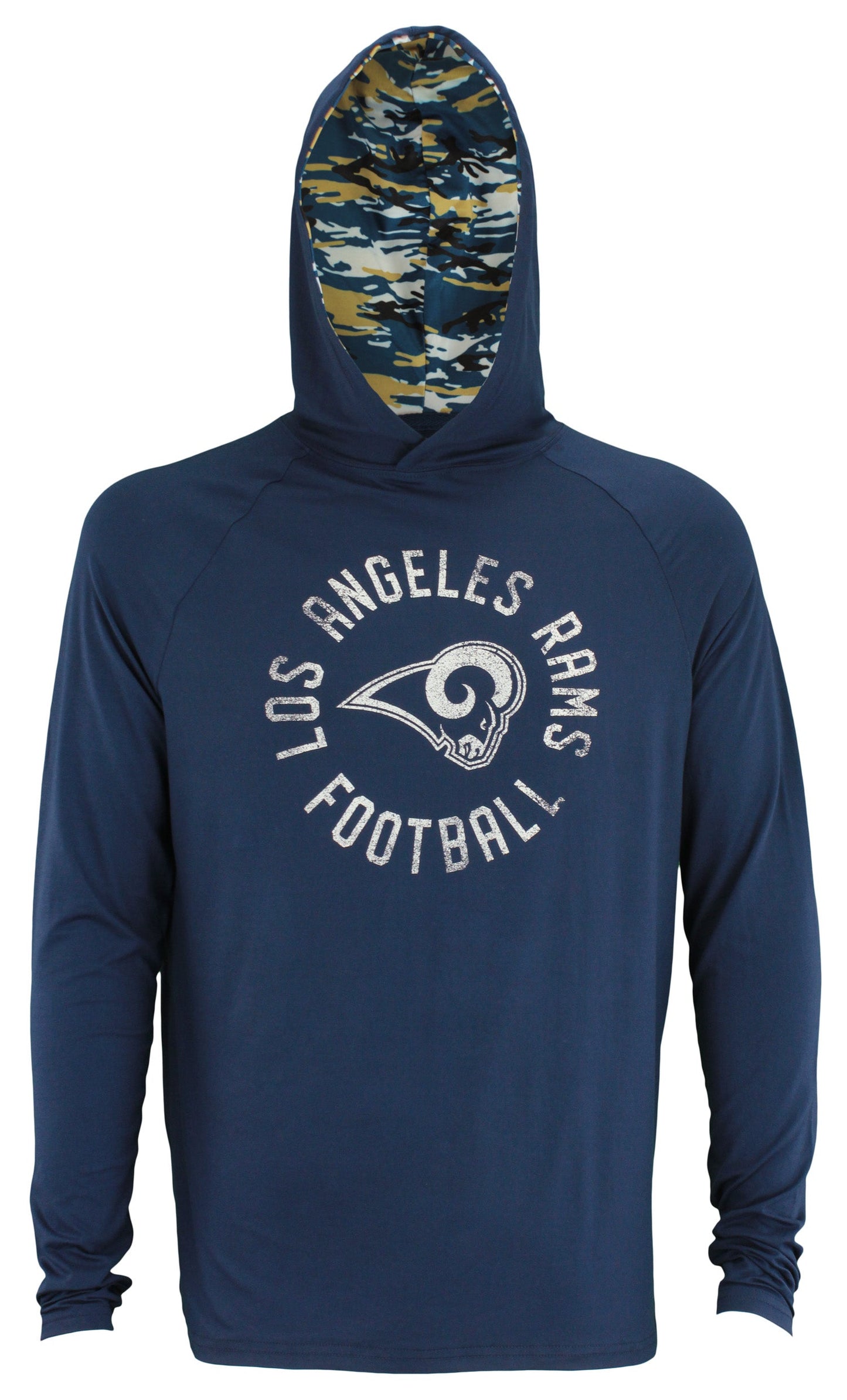 Zubaz NFL Los Angeles Rams Lightweight Mini Camo Hoody