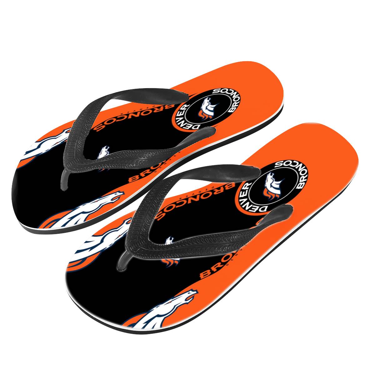 Denver Broncos Flip Flops