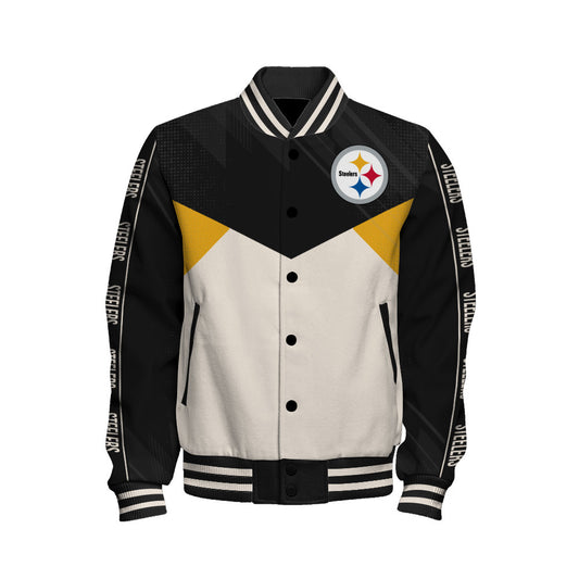 Pittsburgh Steelers Football Team 2025 - 26 Personality, Outstanding Unisex Varsity Jacket