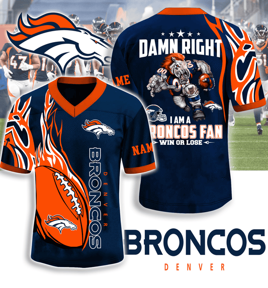 Denver Broncos Fan Jersey
