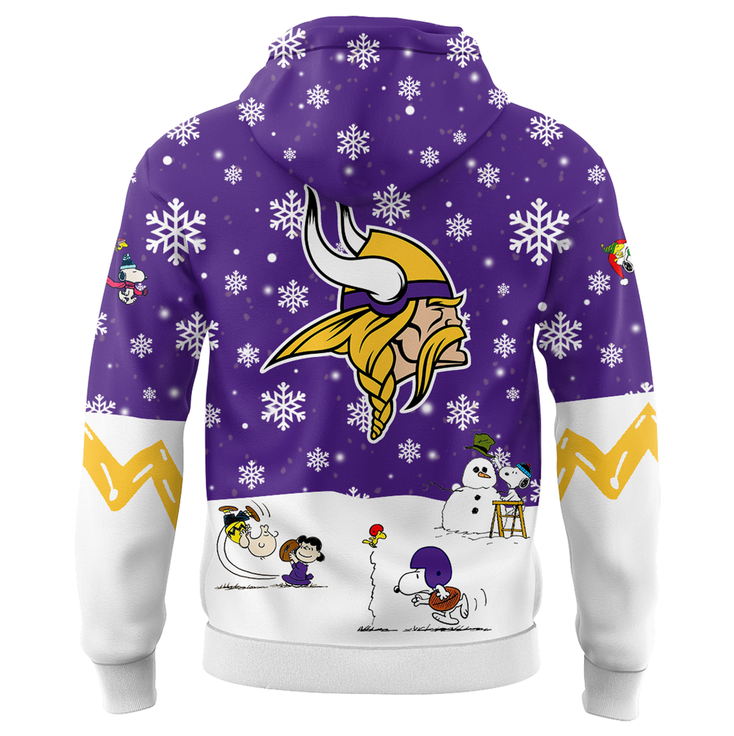 Limited Edition Minnesota Vikings Peanuts Holiday Speciality Hoodie 2024