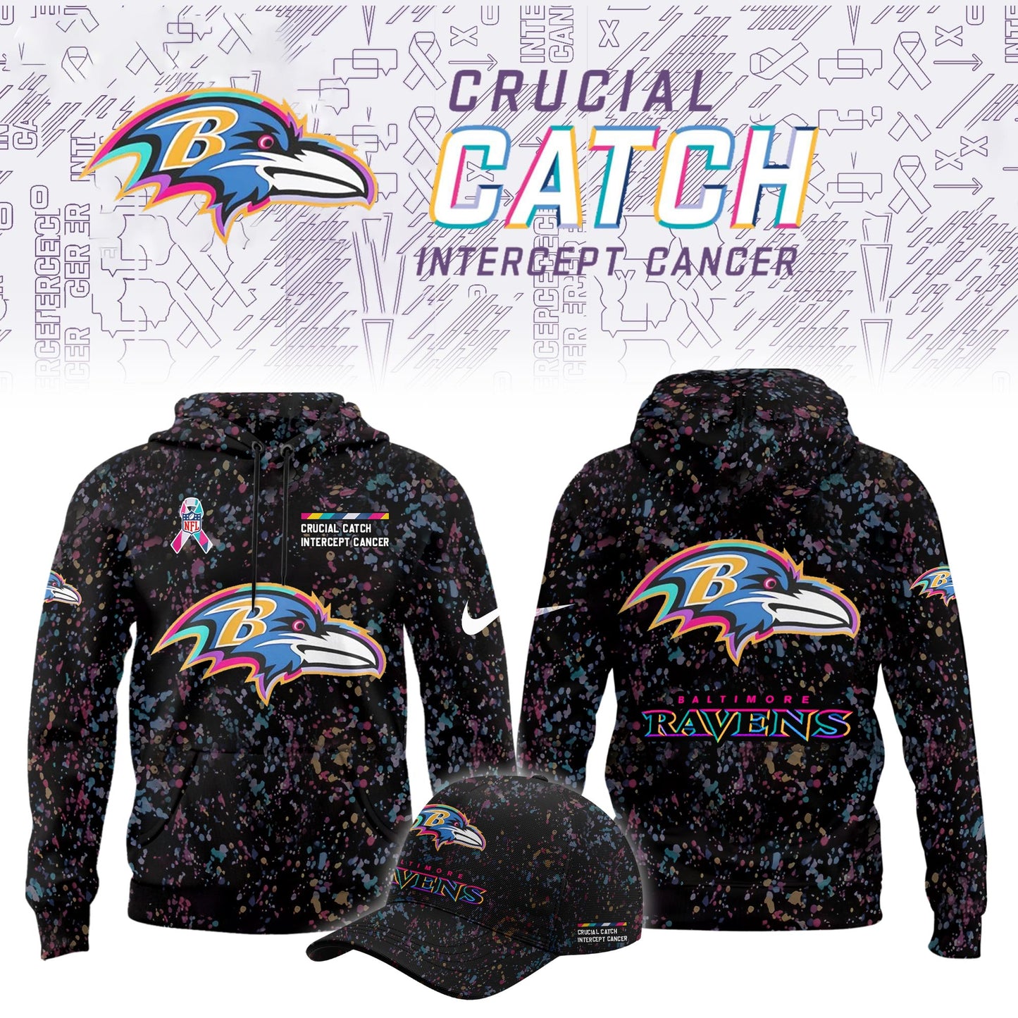 Baltimore Ravens Crucial Catch Limited Hoodie