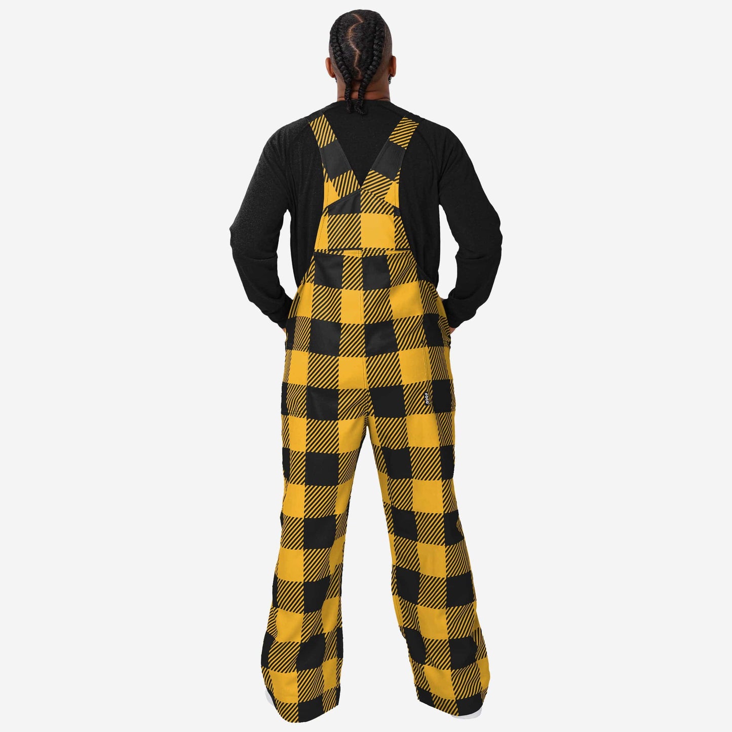 New Mens Plaid Bib Overalls