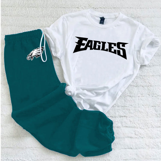 Casual loose fashion printed suit