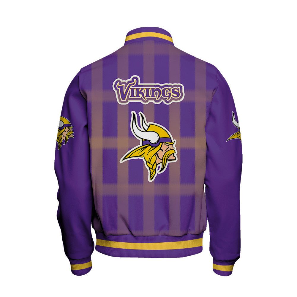 Minnesota Vikings Football Team 2025 - 26 Unforgettable Memories Unisex Varsity Jacket