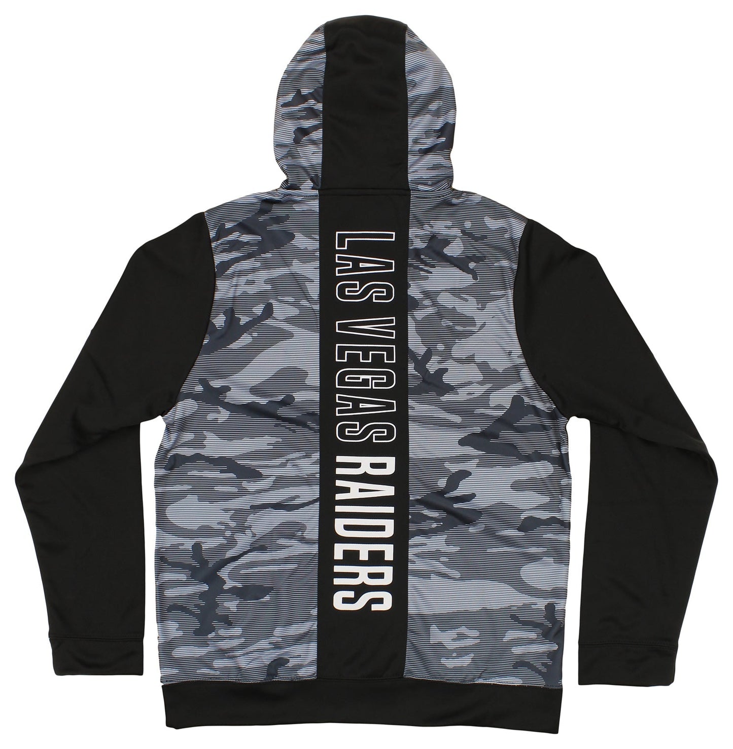 Zubaz NFL Men's Las Vegas Raiders Team Color Camo Back Panel Hoodie