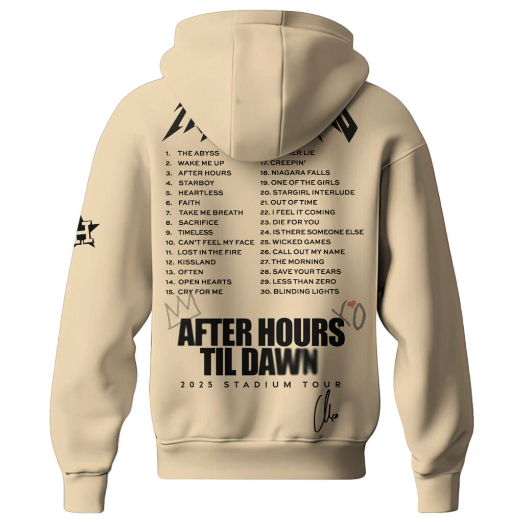 Houston Astros x The Weeknd After Hours Til Dawn Hoodie Limited Edition