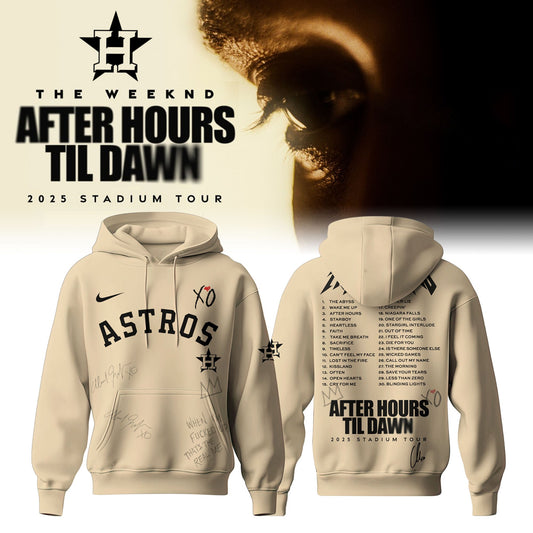 Houston Astros x The Weeknd After Hours Til Dawn Hoodie Limited Edition
