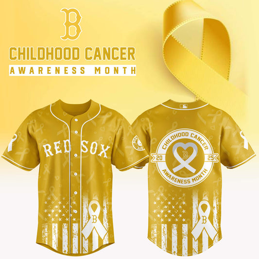 Boston Red Sox x Childhood Cancer Awareness Month 2025 Jersey Editions Limited