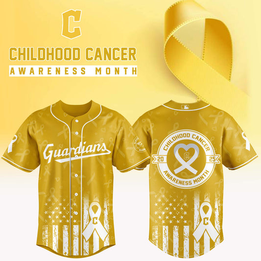 Cleveland Guardians x Childhood Cancer Awareness Month 2025 Jersey Editions Limited
