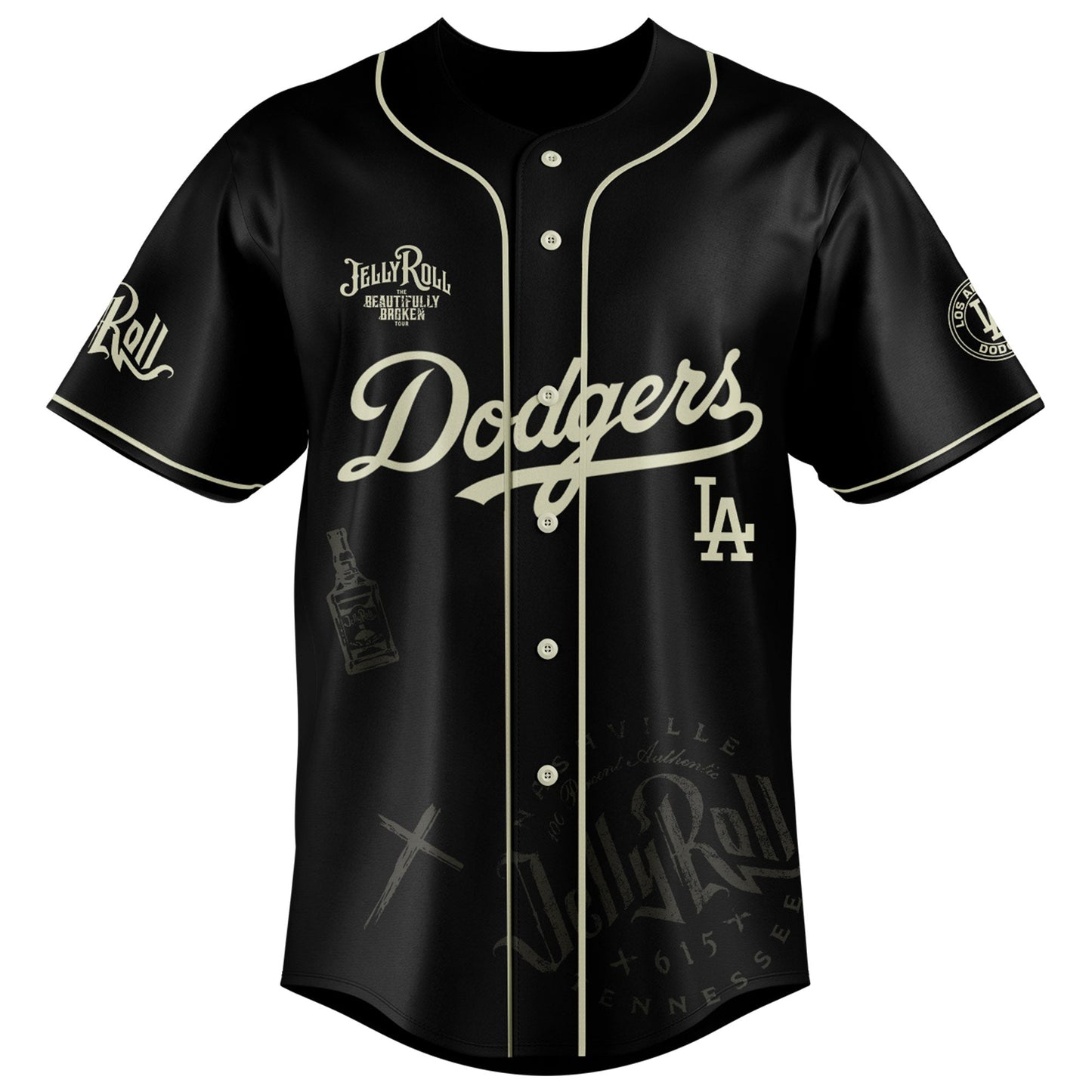 LAD x Jelly Roll Baseball Jersey 2025 Limited Edition