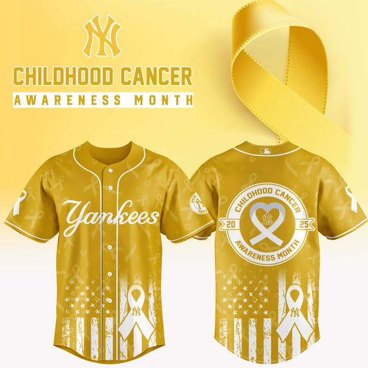 New York Yankees x Childhood Cancer Awareness Month 2025 Jersey Editions Limited