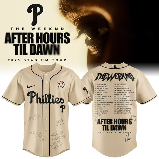 Philadelphia Phillies x The Weeknd After Hours Til Dawn Jersey Limited Edition