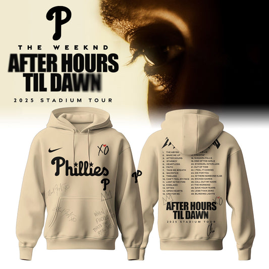 Philadelphia Phillies x The Weeknd After Hours Til Dawn Hoodie Limited Edition