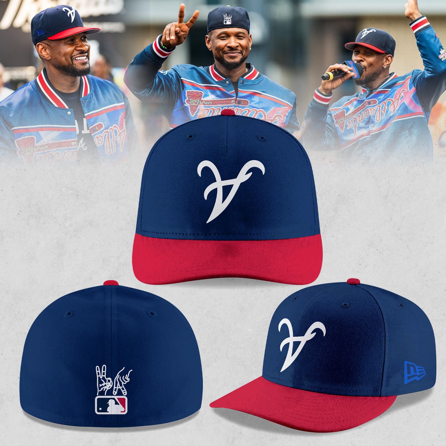 Atlanta Braves Usher 2025 MLB All-Star Game Bomber Jacket