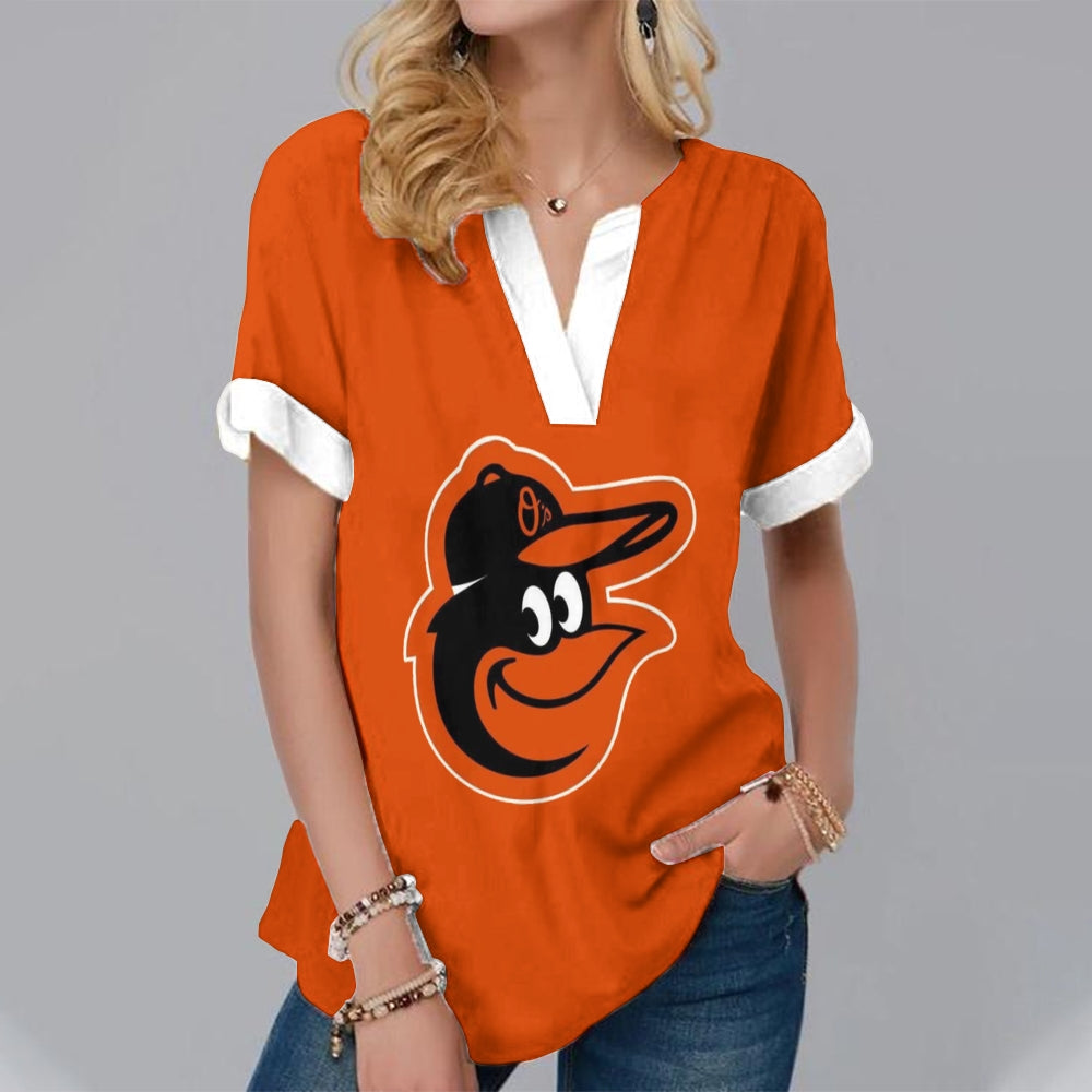 New Fashion Short Sleeve V-Neck Shirt