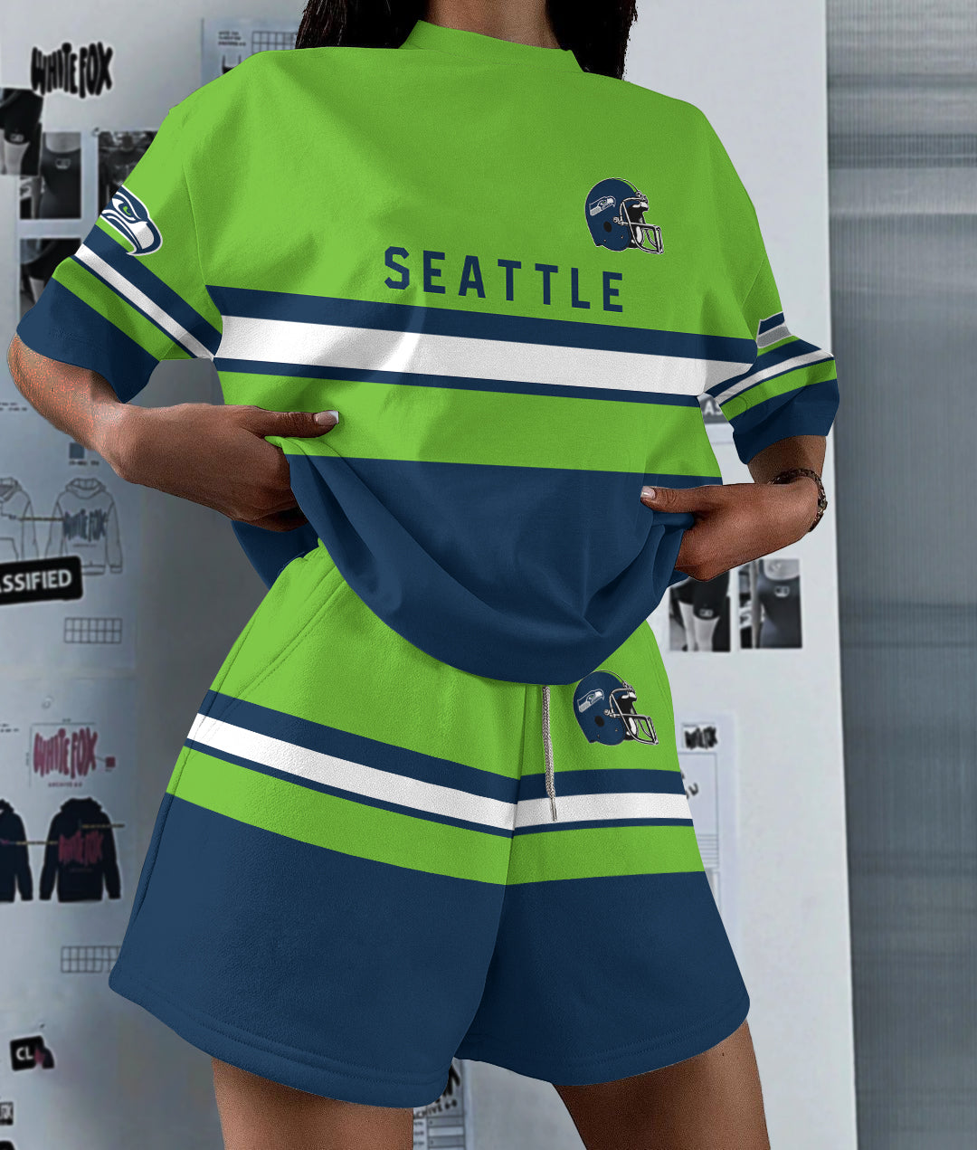 Seattle Seahawks Limited Edition Women's T-Shirt & Short Set