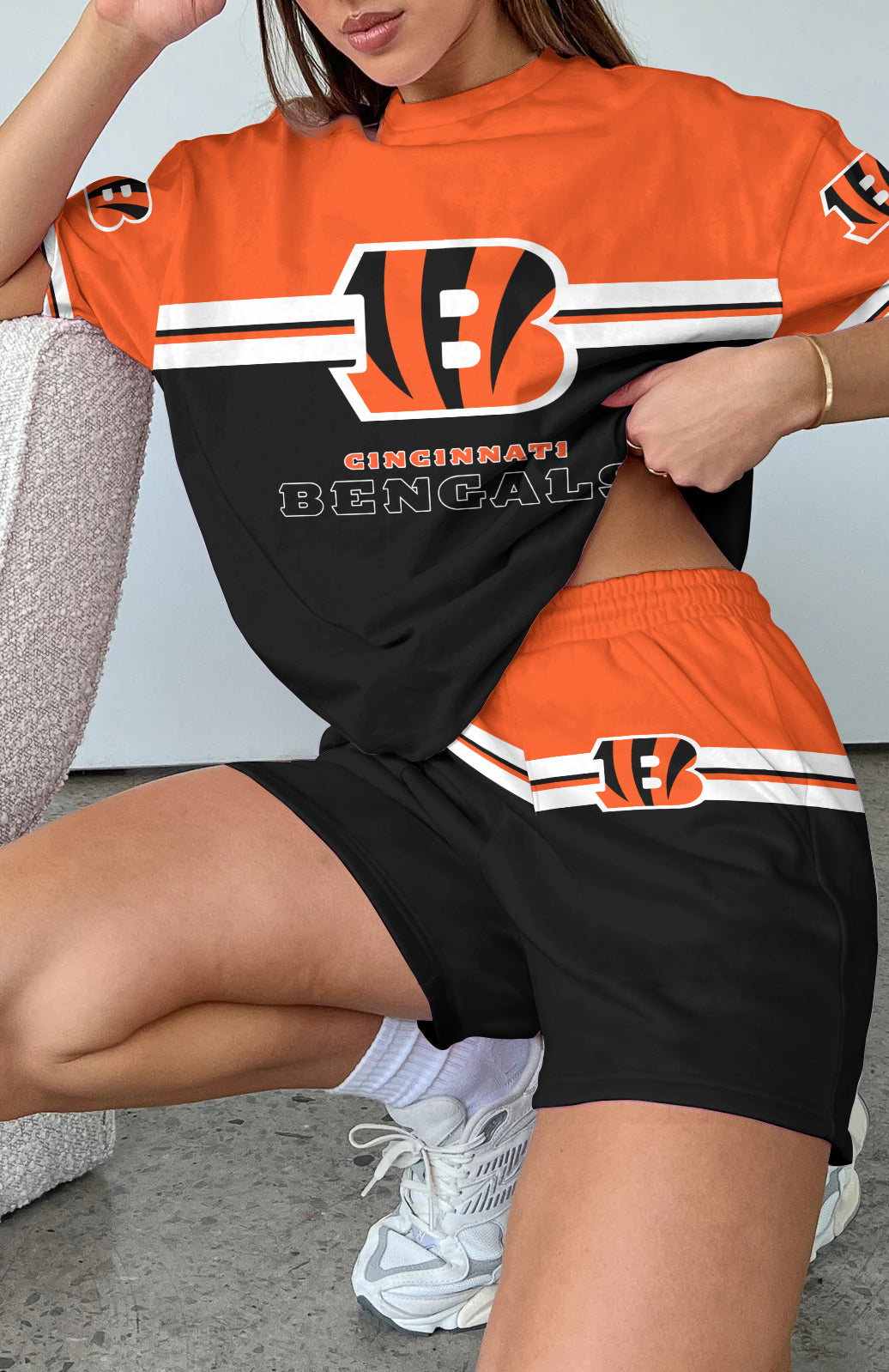 Cincinnati Bengals Limited Edition Women's T-Shirt & Short Set