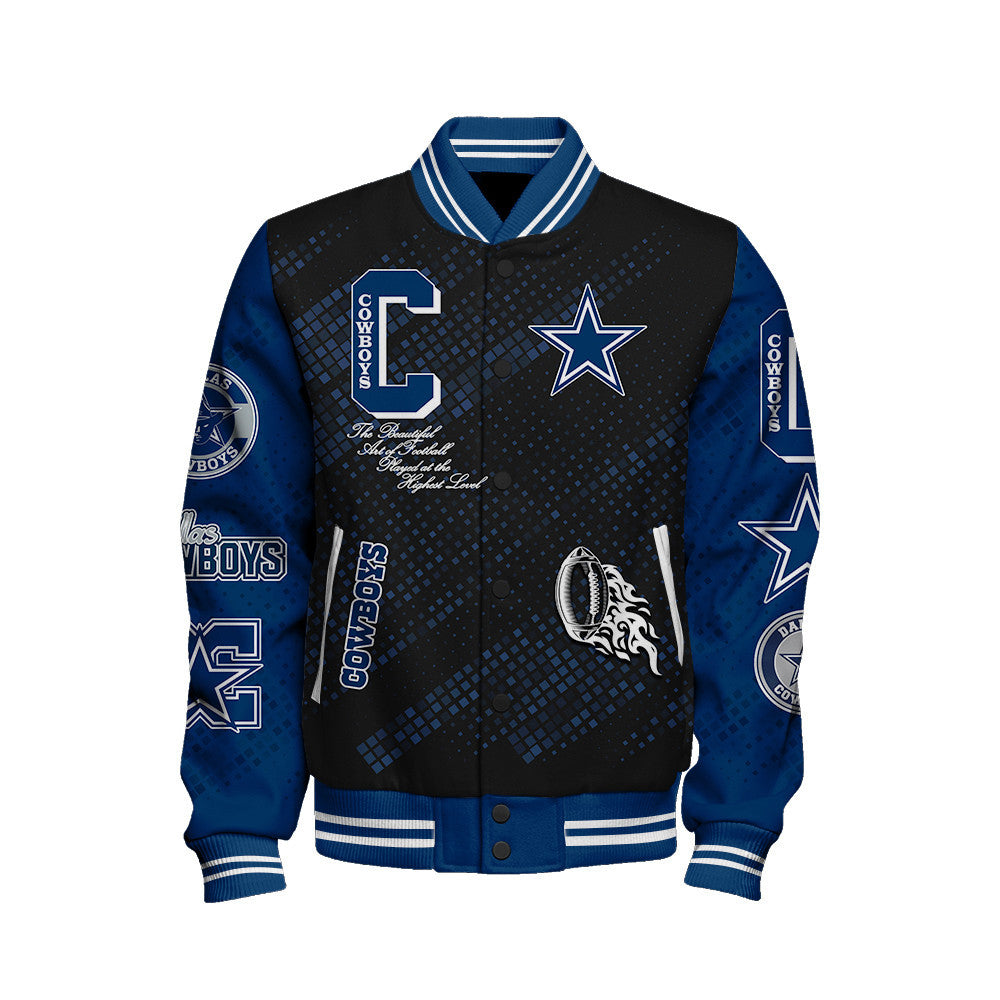 Dallas Cowboys National Football League Pattern Varsity Jacket V13