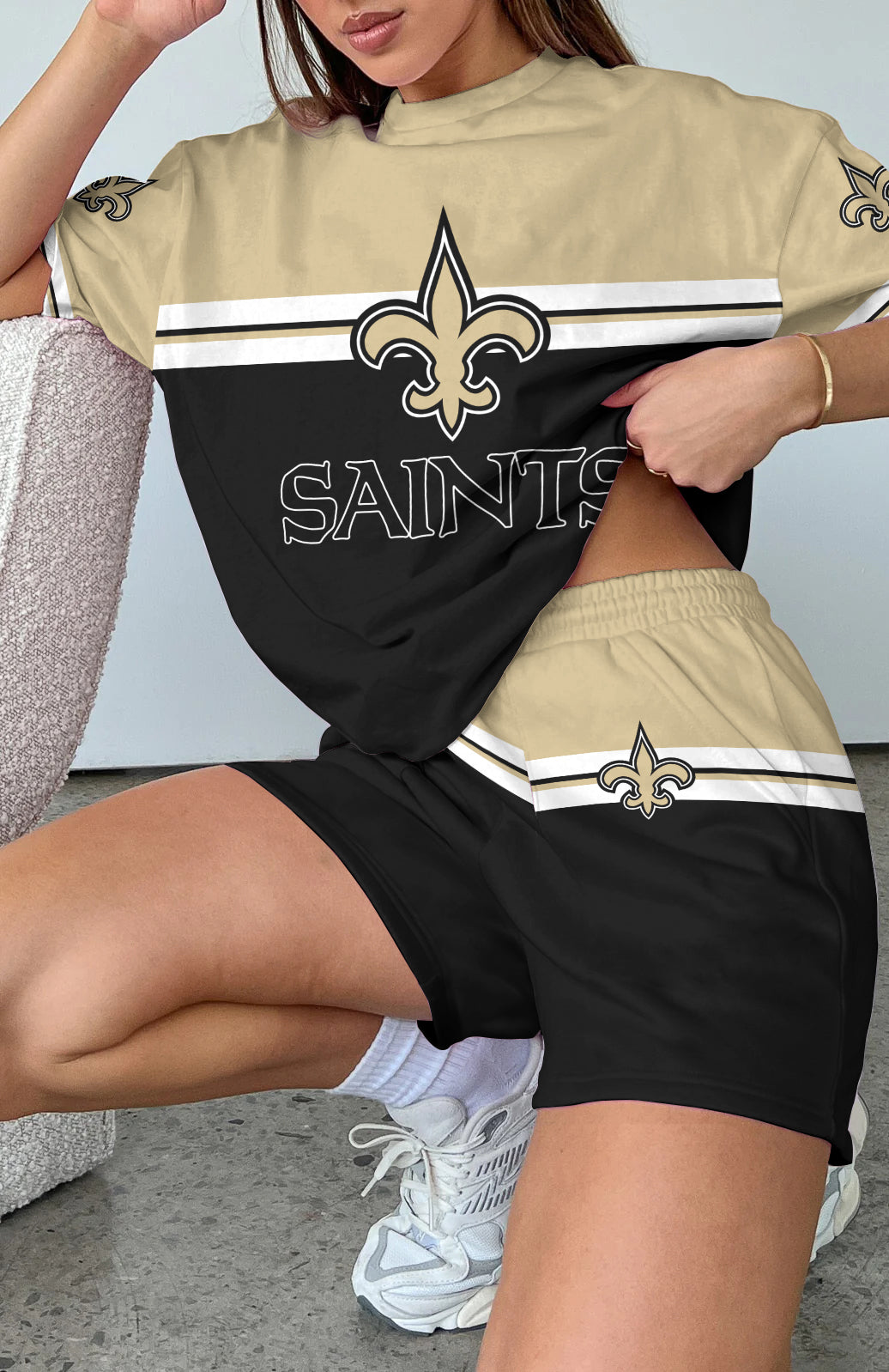 New Orleans Saints Limited Edition Women's T-Shirt & Short Set